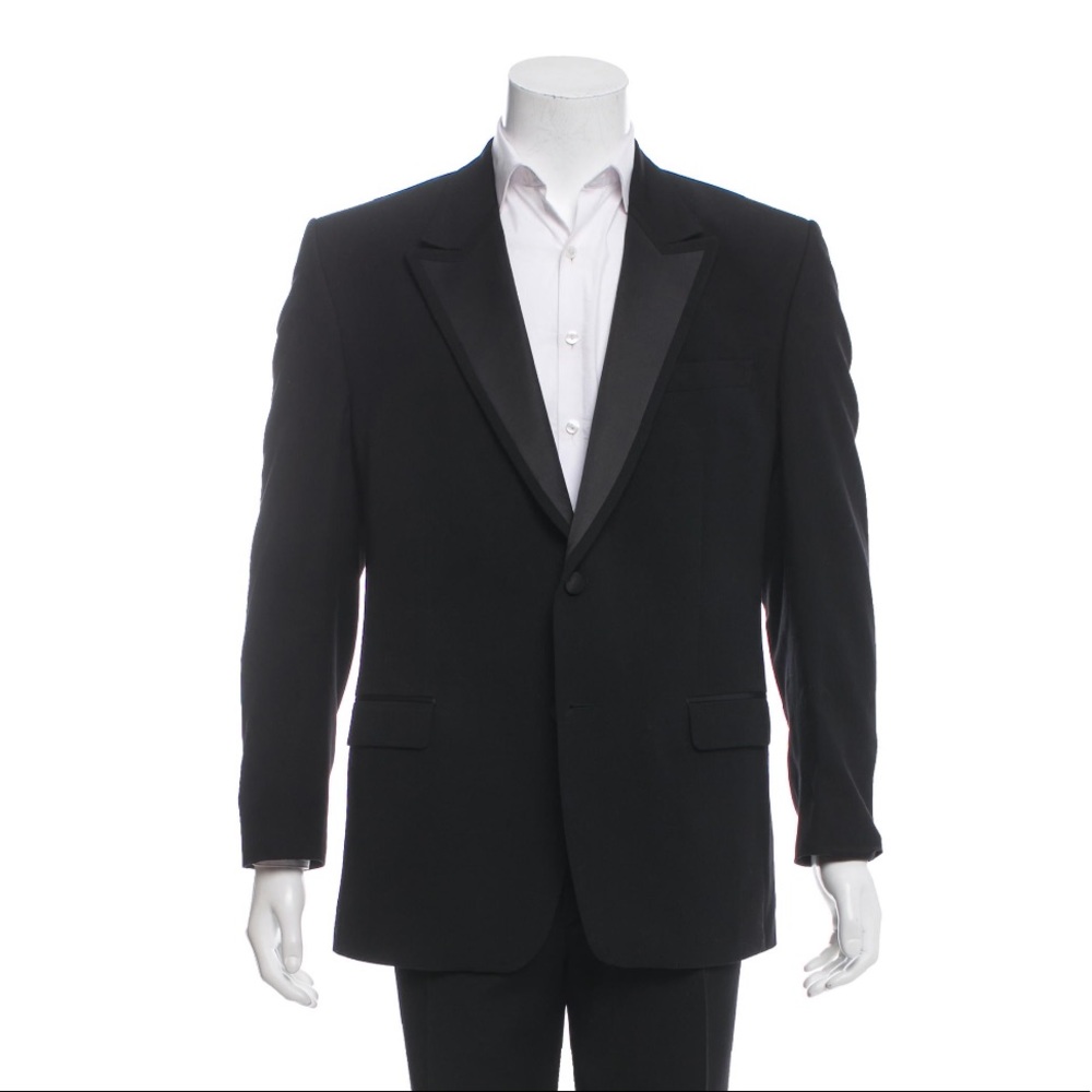 Versace Collection Wool Tuxedo Suit